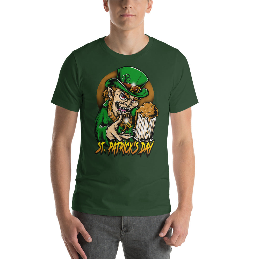 Evil Leprechaun | St. Patricks Day | Beer | Unisex | T-Shirt | Irish | Cool | Gift