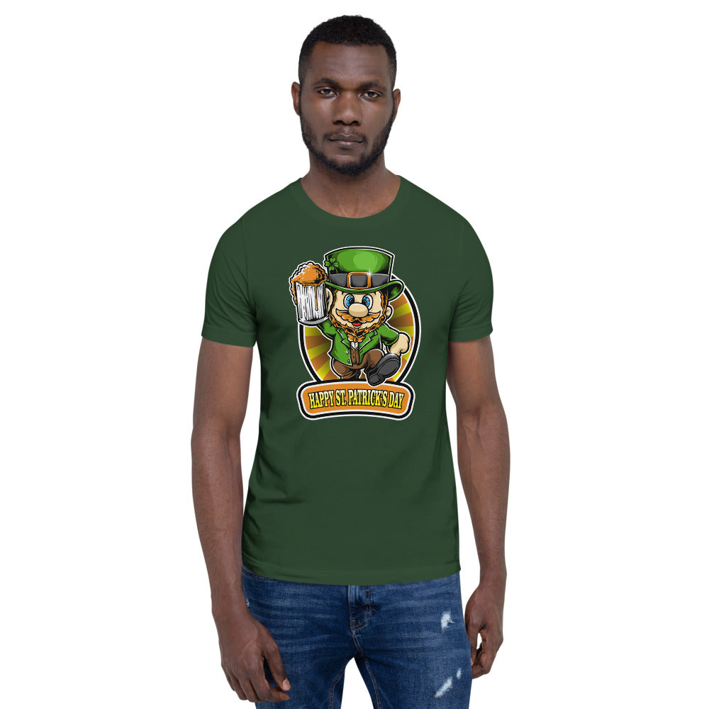 Mario | St. Patrick's Day | Unisex | T-Shirt | Gamer | Beer | Gaming | Irish | Funny | Gift
