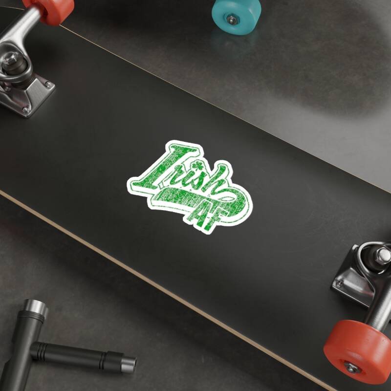 Irish AF Indoor Sticker – Funny Irish Pride Vinyl Decal for Laptops, Bottles & More - Image 15