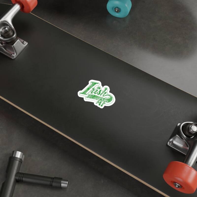 Irish AF Indoor Sticker – Funny Irish Pride Vinyl Decal for Laptops, Bottles & More - Image 7