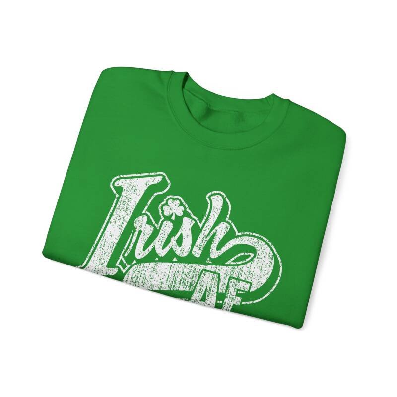 Irish AF Unisex Sweatshirt – Funny and Bold St. Patrick’s Day Crewneck - Image 2