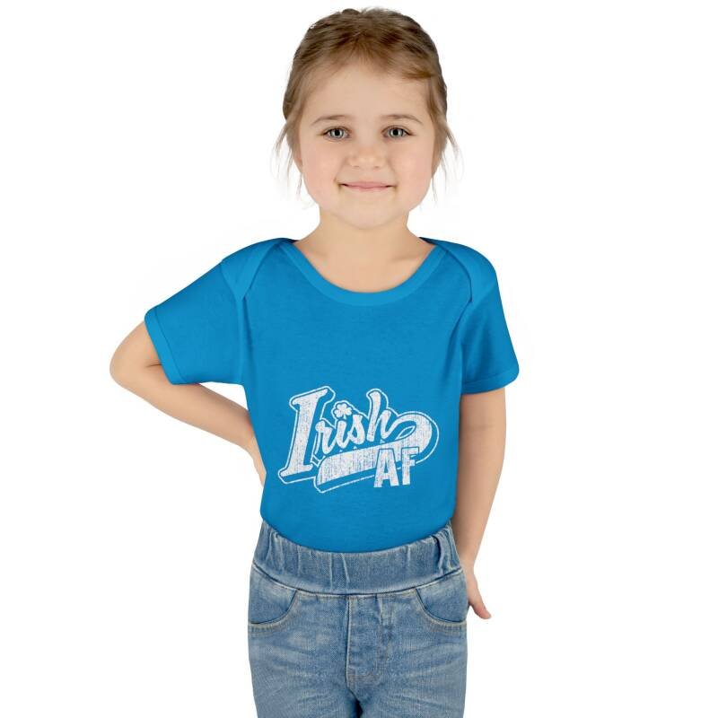 Irish AF Baby Bodysuit – Funny St. Patrick’s Day One-Piece for Little Shamrock Stars - Image 16