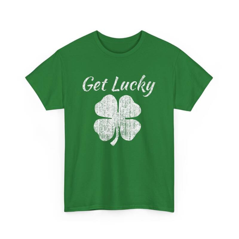 Get Lucky 4 Leaf Clover" Unisex T-Shirt - Image 15