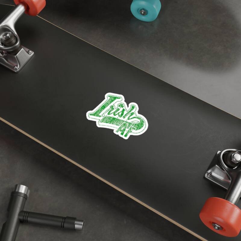Irish AF Indoor Sticker – Funny Irish Pride Vinyl Decal for Laptops, Bottles & More - Image 11