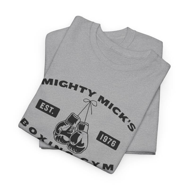 Mighty Mick’s Throwback Tee – Unisex Boxing Gym Shirt - Image 3