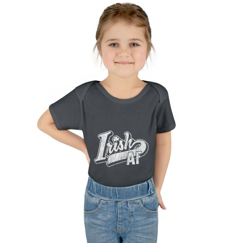 Irish AF Baby Bodysuit – Funny St. Patrick’s Day One-Piece for Little Shamrock Stars - Image 20