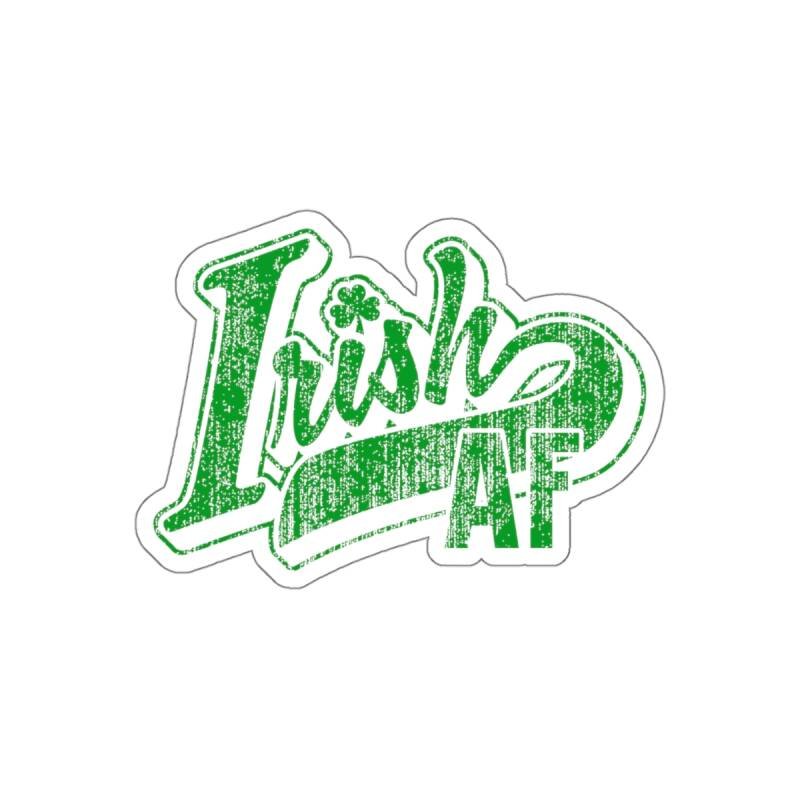 Irish AF Indoor Sticker – Funny Irish Pride Vinyl Decal for Laptops, Bottles & More - Image 9