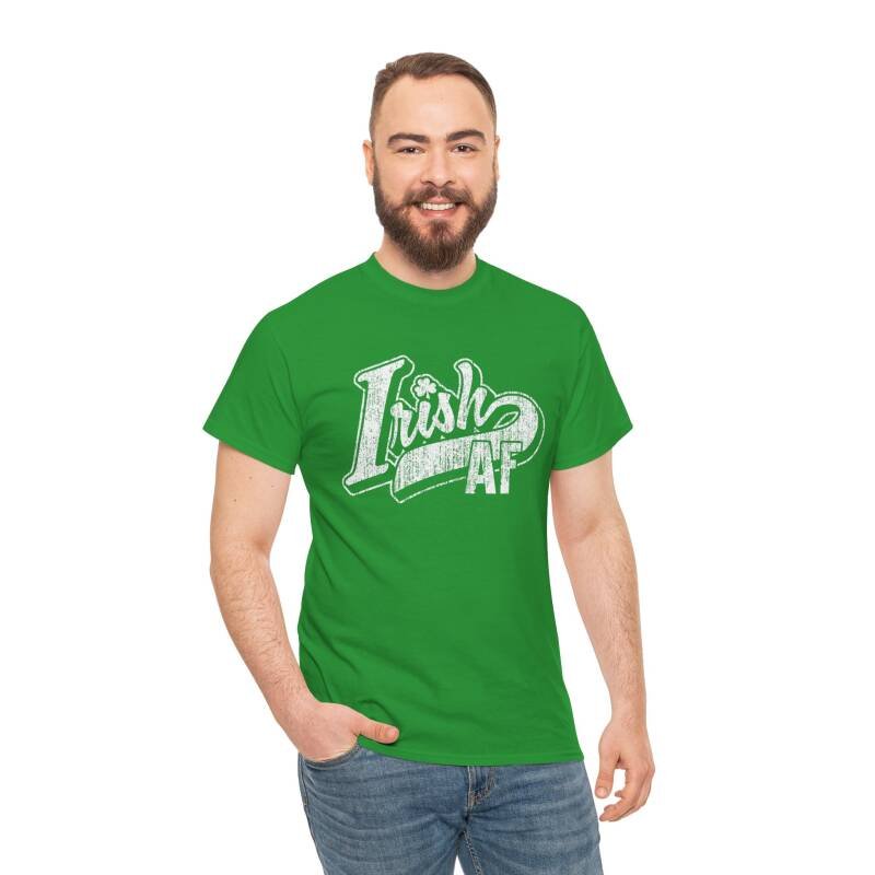 Irish AF Unisex T-Shirt – Funny Irish Pride Tee for St. Patrick’s Day Shenanigans - Image 4