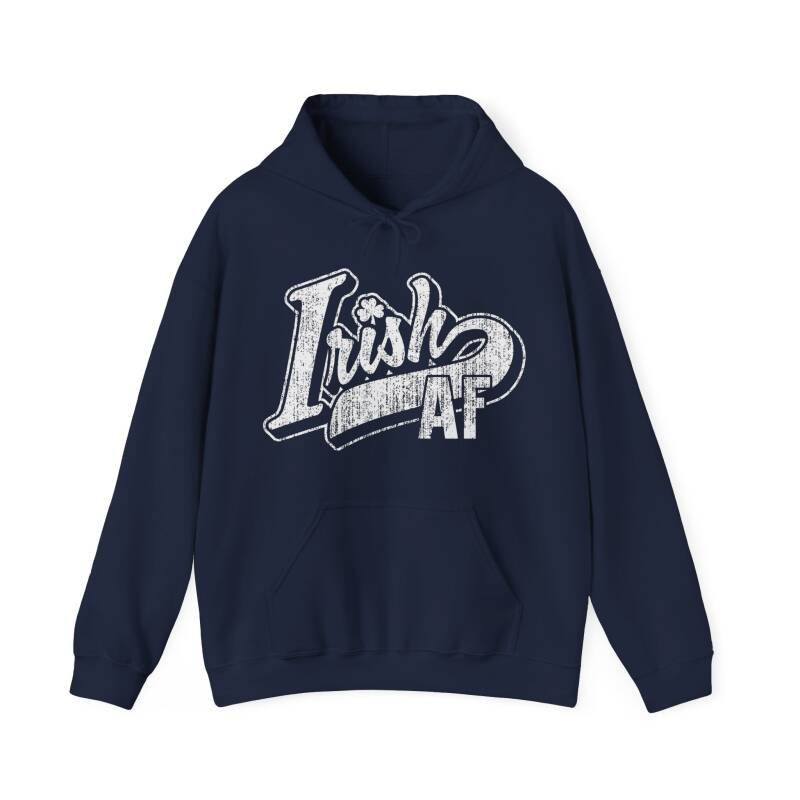 Irish AF Unisex Hoodie – Funny and Bold St. Patrick’s Day Pullover for Proud Irish Vibes - Image 14