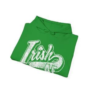 Irish AF Unisex Hoodie – Funny and Bold St. Patrick’s Day Pullover for Proud Irish Vibes