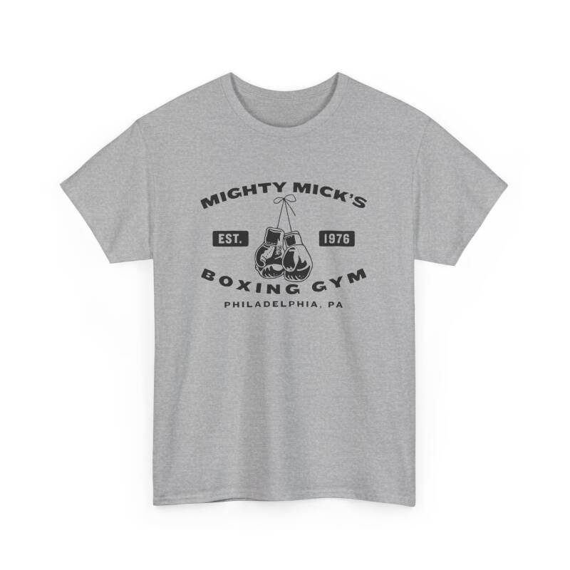 Mighty Mick’s Throwback Tee – Unisex Boxing Gym Shirt