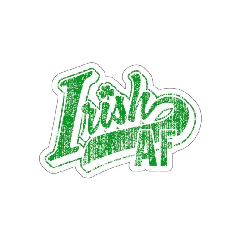 Irish AF Indoor Sticker – Funny Irish Pride Vinyl Decal for Laptops, Bottles & More - Image 13