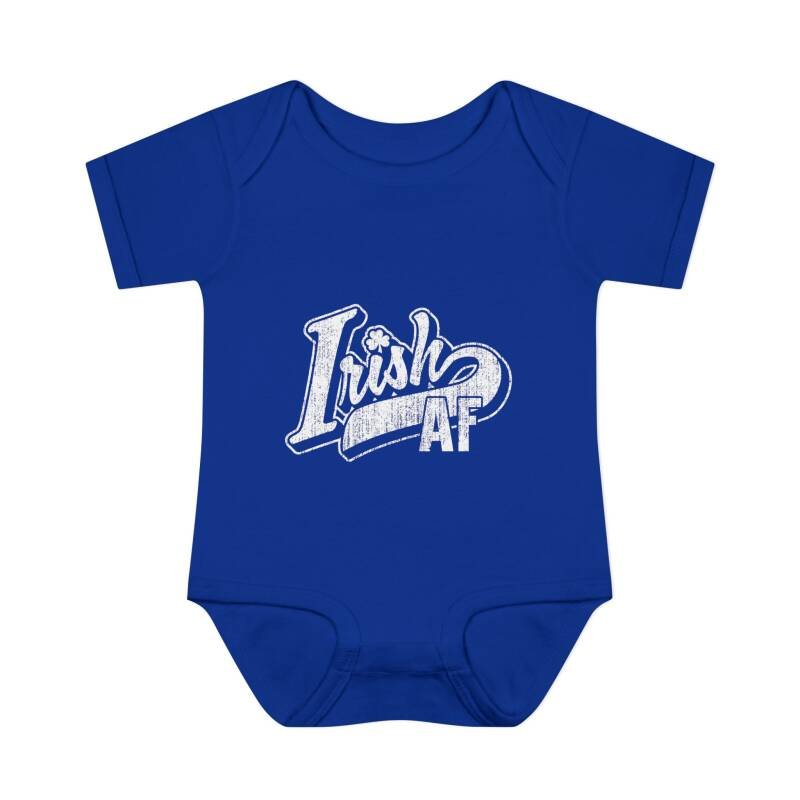 Irish AF Baby Bodysuit – Funny St. Patrick’s Day One-Piece for Little Shamrock Stars - Image 5