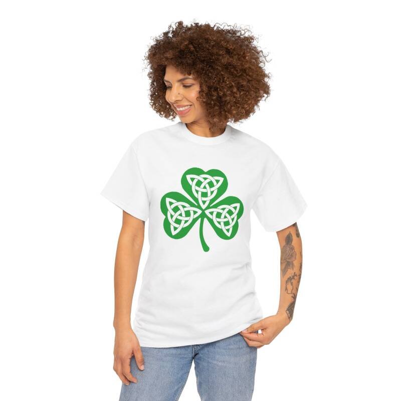 Celtic Knot Shamrock – Unisex T-Shirt - Image 5