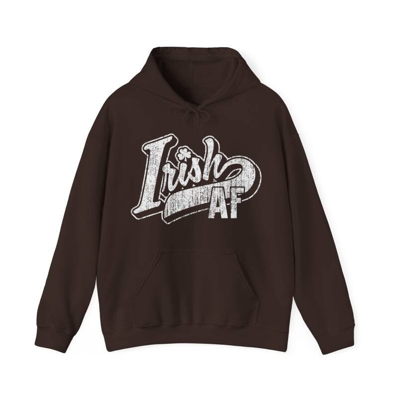 Irish AF Unisex Hoodie – Funny and Bold St. Patrick’s Day Pullover for Proud Irish Vibes - Image 10