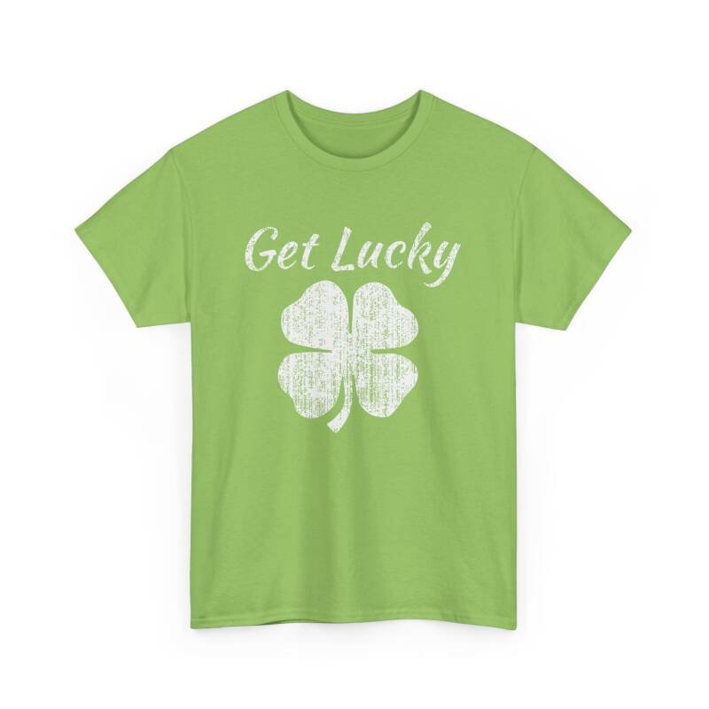 Get Lucky 4 Leaf Clover" Unisex T-Shirt - Image 14