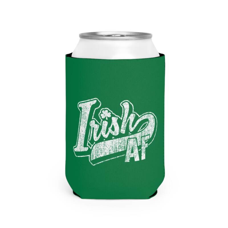 Irish AF Beer Can Hugger – Funny 12 oz St. Patrick’s Day Can Cooler for Irish Drinkers - Image 3