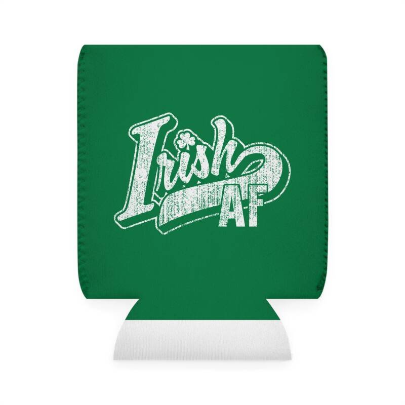 Irish AF Beer Can Hugger – Funny 12 oz St. Patrick’s Day Can Cooler for Irish Drinkers - Image 2