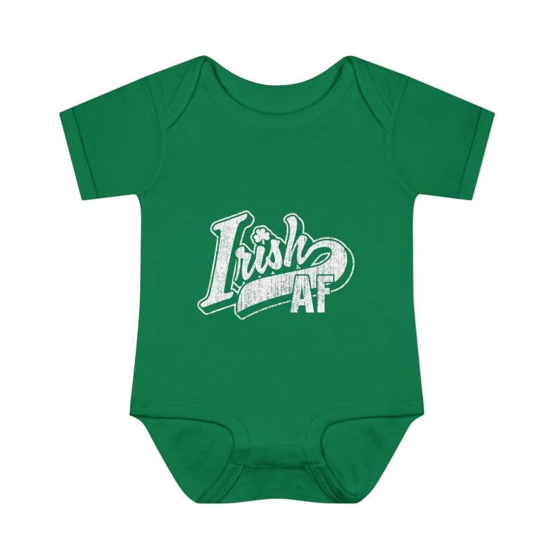 Irish AF Baby Bodysuit – Funny St. Patrick’s Day One-Piece for Little Shamrock Stars