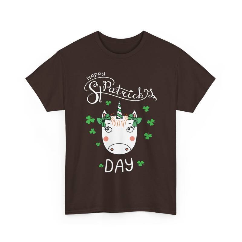 Happy St. Patrick’s Day Unicorn T-Shirt – Cute & Whimsical Unisex Irish Tee - Image 7