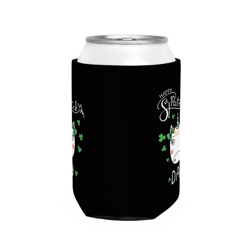 Happy St. Patrick’s Day Unicorn Beer Can Hugger – Cute & Whimsical Irish Drink Cooler - Image 4
