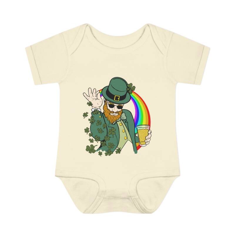 Shamrock Bae Baby Bodysuit – Funny Irish Baby One-Piece for St. Patrick’s Day - Image 10