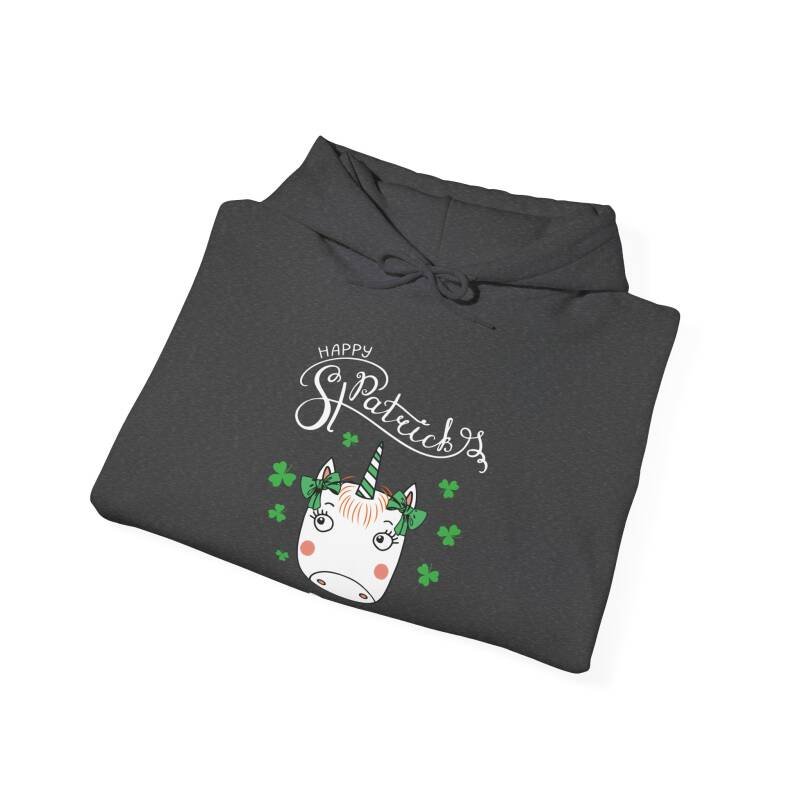 Happy St. Patrick’s Day Unicorn Hoodie – Cute & Cozy Cotton Blend Unisex Irish Hoodie - Image 20
