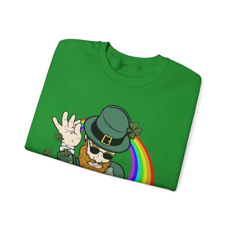 Shamrock Bae Unisex Heavy Blend Sweatshirt – Funny Irish Crewneck for St. Patrick’s Day Style - Image 15