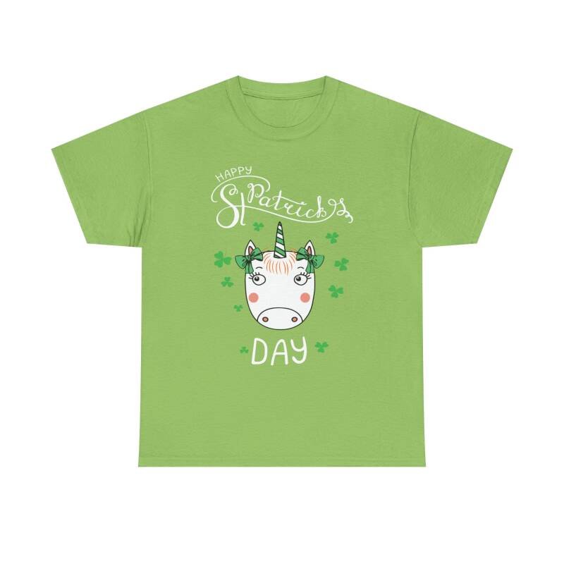 Happy St. Patrick’s Day Unicorn T-Shirt – Cute & Whimsical Unisex Irish Tee - Image 13