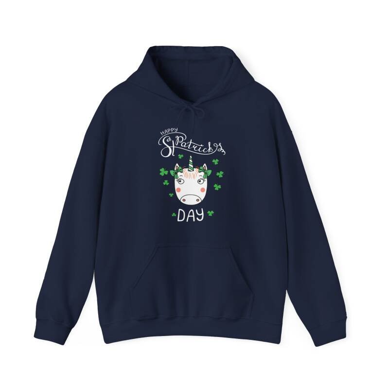 Happy St. Patrick’s Day Unicorn Hoodie – Cute & Cozy Cotton Blend Unisex Irish Hoodie - Image 21