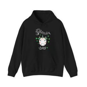 Happy St. Patrick’s Day Unicorn Hoodie – Cute & Cozy Cotton Blend Unisex Irish Hoodie