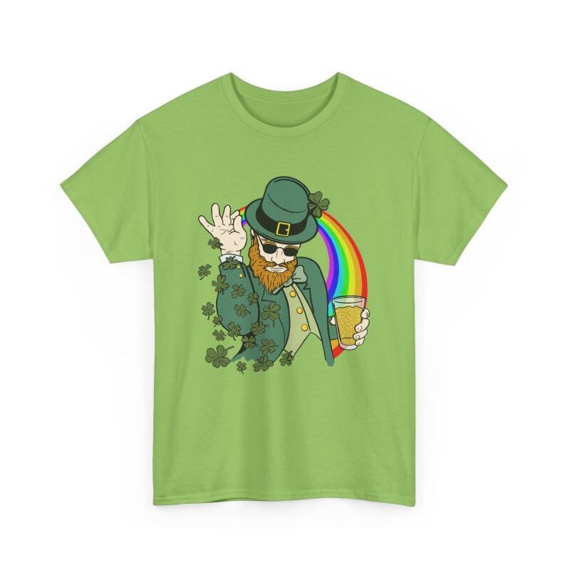 Shamrock Bae Unisex Heavy Cotton T-Shirt – Funny Irish Tee for St. Patrick’s Day Shenanigans - Image 14