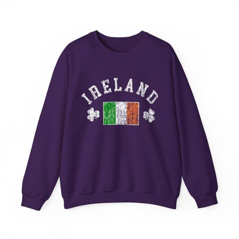 Ireland Shamrock & Flag Sweatshirt – Classic Irish Pride Unisex Crewneck - Image 20