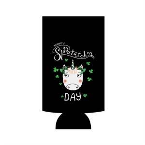 Happy St. Patrick’s Day Unicorn Slim Can Hugger – Cute & Magical Irish Seltzer Cooler