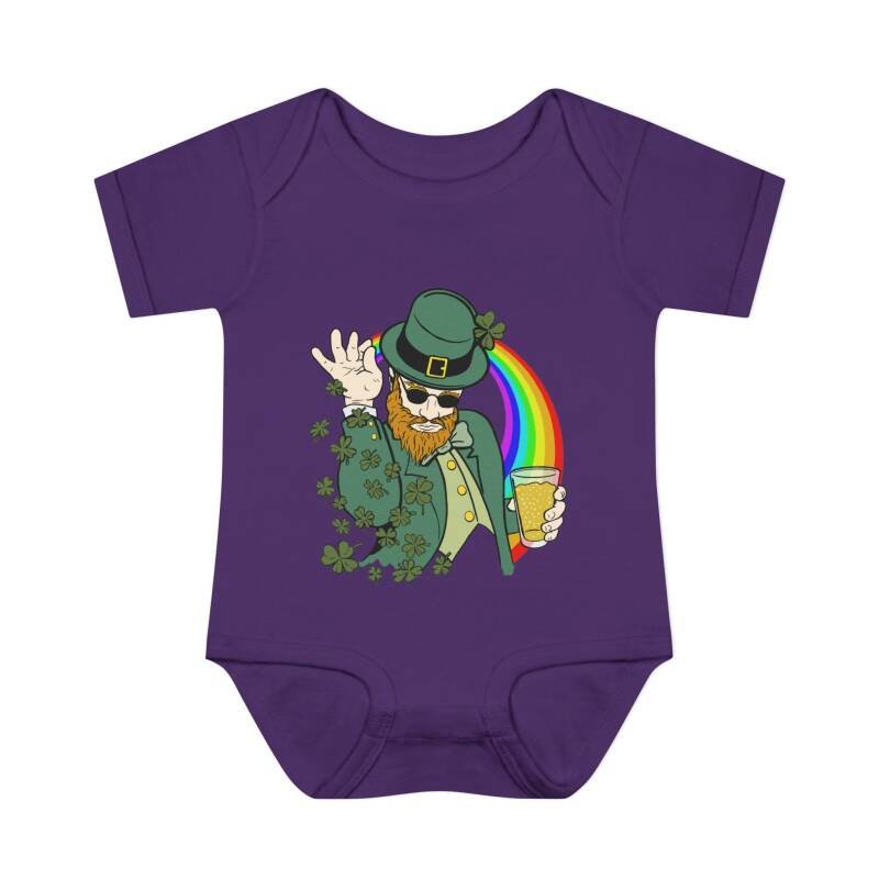 Shamrock Bae Baby Bodysuit – Funny Irish Baby One-Piece for St. Patrick’s Day - Image 19
