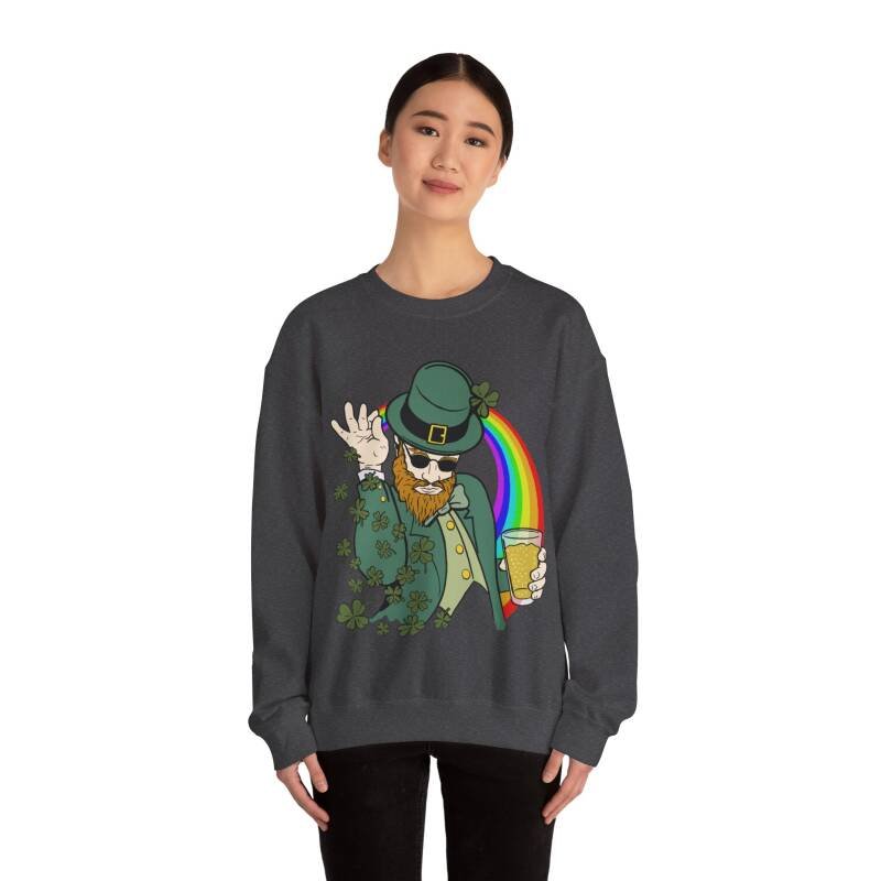 Shamrock Bae Unisex Heavy Blend Sweatshirt – Funny Irish Crewneck for St. Patrick’s Day Style - Image 20