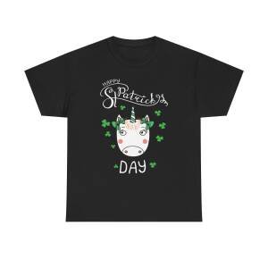 Happy St. Patrick’s Day Unicorn T-Shirt – Cute & Whimsical Unisex Irish Tee