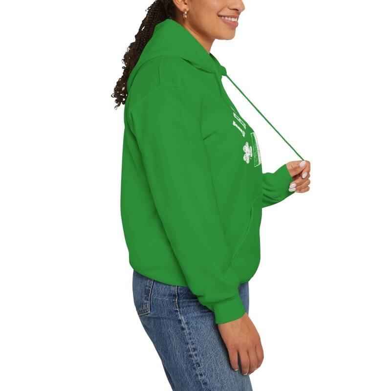 Ireland Flag & Shamrock Hoodie – Classic Irish Pride Unisex Heavy Blend Hoodie - Image 8