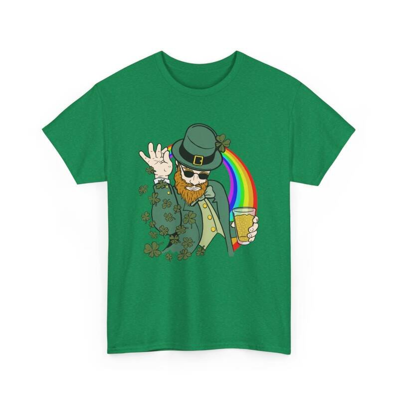 Shamrock Bae Unisex Heavy Cotton T-Shirt – Funny Irish Tee for St. Patrick’s Day Shenanigans - Image 18