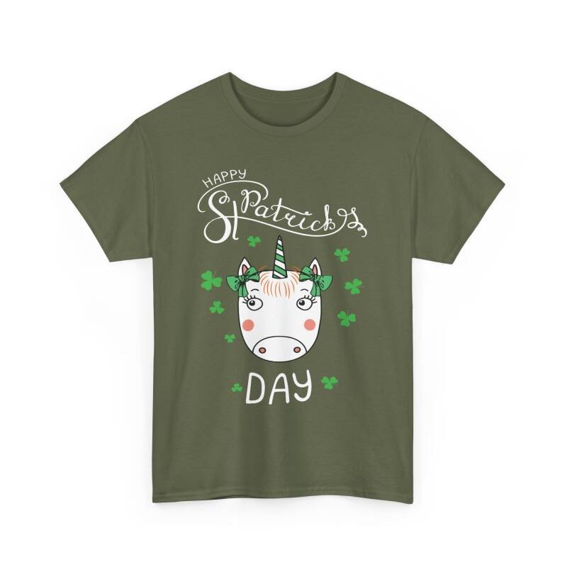 Happy St. Patrick’s Day Unicorn T-Shirt – Cute & Whimsical Unisex Irish Tee - Image 11
