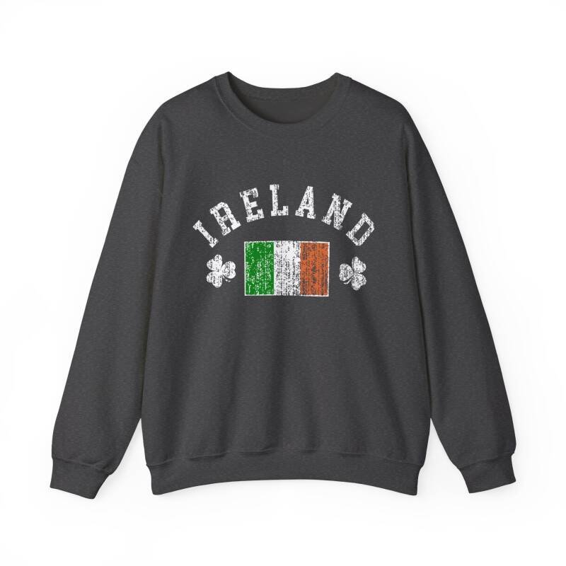 Ireland Shamrock & Flag Sweatshirt – Classic Irish Pride Unisex Crewneck - Image 13
