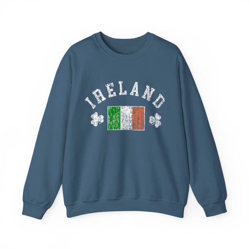 Ireland Shamrock & Flag Sweatshirt – Classic Irish Pride Unisex Crewneck - Image 18