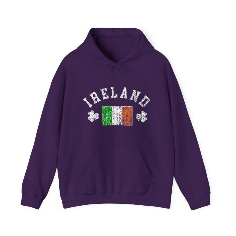 Ireland Flag & Shamrock Hoodie – Classic Irish Pride Unisex Heavy Blend Hoodie - Image 20