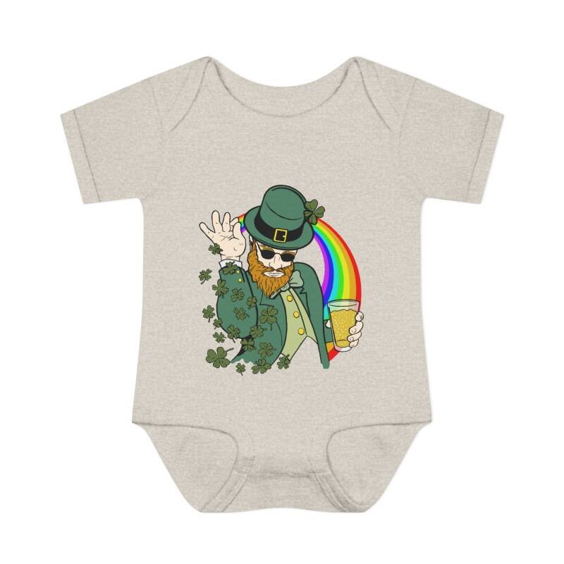 Shamrock Bae Baby Bodysuit – Funny Irish Baby One-Piece for St. Patrick’s Day - Image 7