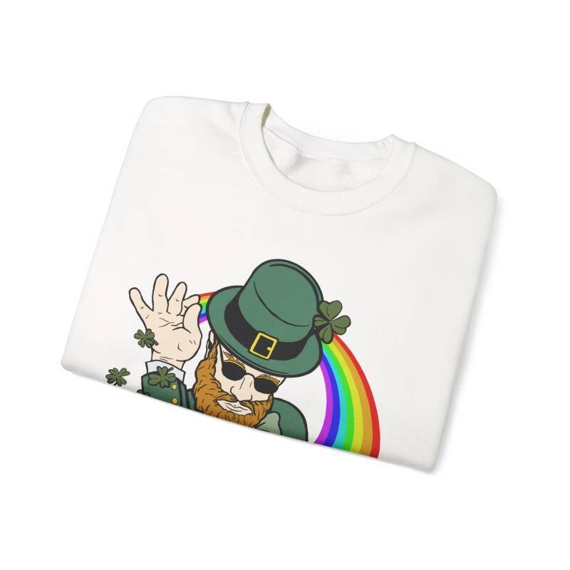 Shamrock Bae Unisex Heavy Blend Sweatshirt – Funny Irish Crewneck for St. Patrick’s Day Style - Image 3