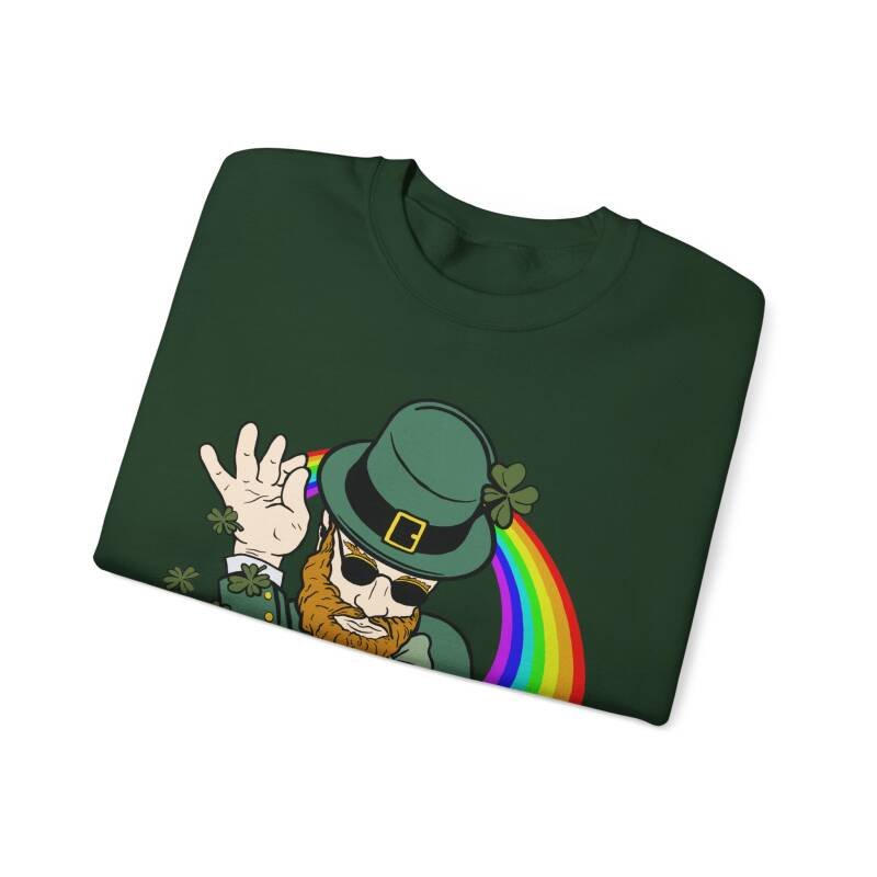 Shamrock Bae Unisex Heavy Blend Sweatshirt – Funny Irish Crewneck for St. Patrick’s Day Style - Image 11