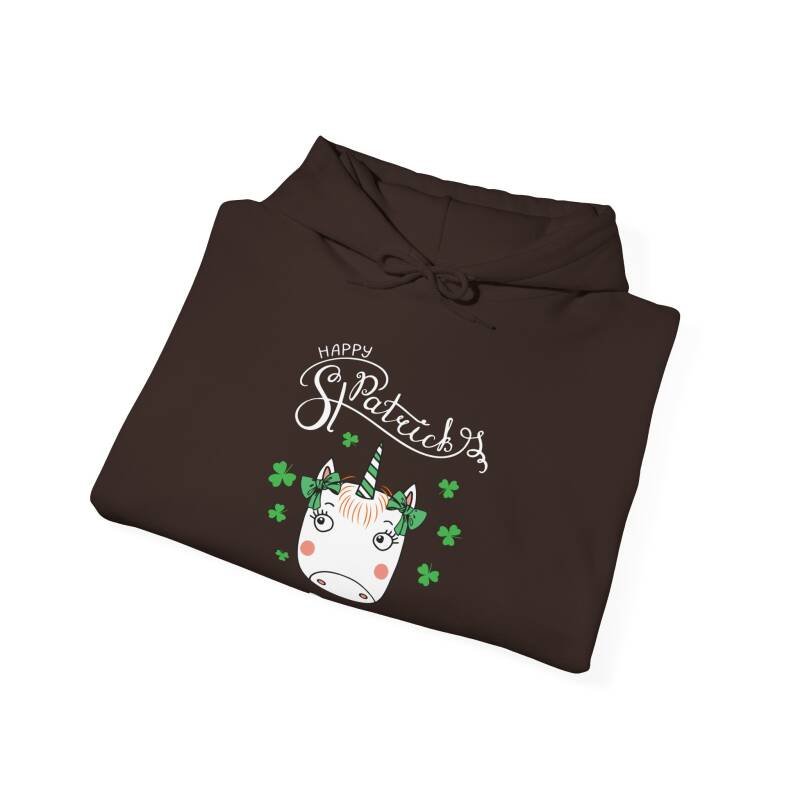 Happy St. Patrick’s Day Unicorn Hoodie – Cute & Cozy Cotton Blend Unisex Irish Hoodie - Image 8