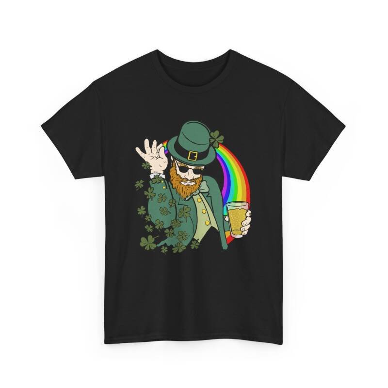 Shamrock Bae Unisex Heavy Cotton T-Shirt – Funny Irish Tee for St. Patrick’s Day Shenanigans - Image 11