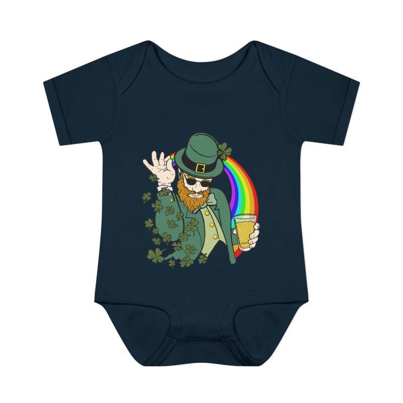 Shamrock Bae Baby Bodysuit – Funny Irish Baby One-Piece for St. Patrick’s Day - Image 18