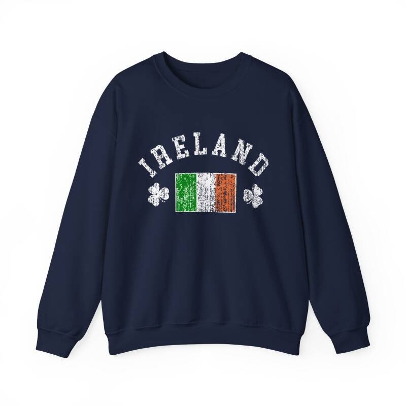 Ireland Shamrock & Flag Sweatshirt – Classic Irish Pride Unisex Crewneck - Image 14